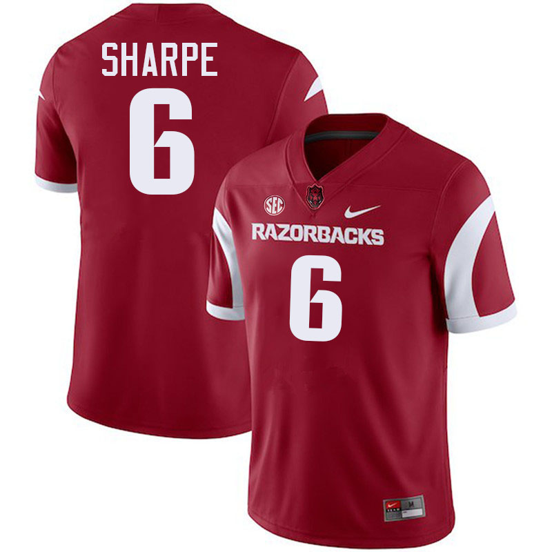 #6 Raylen Sharpe Arkansas Jersey,Arkansas Razorbacks College Football Jerseys Stitched-Retro Cardina  #6 Raylen Sharpe Arkansas Jersey,Arkansas Razorbacks College Football Jerseys Stitched-Retro Cardina